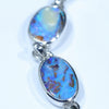 Sterling Silver - X7 Solid Queensland Boulder Opal