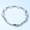 Opal Birthstone for October - Australian Opal Shop - Silver Opal Bracelet
