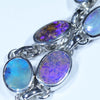 Silver Opal Bracelet - Australian Opal Shop - 186 Brisbane Rd - Gold Coast - Qld