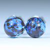 Silver Opal Studs - Australian Opal Shop - 186 Brisbane Rd - Gold Coast - Qld