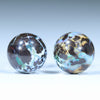 Silver Opal Studs - Australian Opal Shop - 186 Brisbane Rd - Gold Coast - Qld