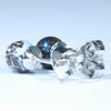 Australian Boulder Opal Matrix Silver Stud Earrings (5.5mm) Code V11