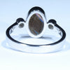 Australian Boulder Opal and Diamond White Gold Ring - Size 7 US Code T43