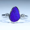 White Gold Opal Ring - Australian Opal Shop - 186 Brisbane Rd - Gold Coast