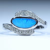 White Gold Opal Ring - Australian Opal Shop - 186 Brisbane Rd - Gold Coast