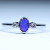 White Gold Opal Ring - Australian Opal Shop - 186 Brisbane Rd - Gold Coast