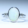 White Opal Ring - Australian Opal Shop - 186 Brisbane Rd - Gold Coast - Qld