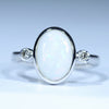 Silver Opal Ring - Australian Opal Shop - 186 Brisbane Rd - Gold Coast - Qld