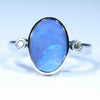 Silver Opal Ring - Australian Opal Shop - 186 Brisbane Rd - Gold Coast - Qld