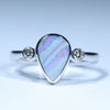 Silver Opal Ring - Australian Opal Shop - 186 Brisbane Rd - Gold Coast - Qld