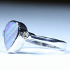 Sterling Silver - Solid Queensland Boulder Opal - Natural Diamonds