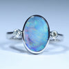 Silver Opal Ring - Australian Opal Shop - 186 Brisbane Rd - Gold Coast - Qld