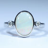 Silver Opal Ring - Australian Opal Shop - 186 Brisbane Rd - Gold Coast - Qld