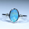 Silver Opal Ring - Australian Opal Shop - 186 Brisbane Rd - Gold Coast - Qld
