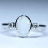 Silver Opal Ring - Australian Opal Shop - 186 Brisbane Rd - Gold Coast - Qld