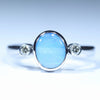Silver Opal Ring - Australian Opal Shop - 186 Brisbane Rd - Gold Coast - Qld