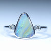 Silver Opal Ring - Australian Opal Shop - 186 Brisbane Rd - Gold Coast - Qld