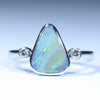 Silver Opal Ring - Opal Birthstone for October - Australian Opal Shop - Qld