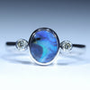 Silver Opal Ring - Australian Opal Shop - 186 Brisbane Rd - Gold Coast - AQld