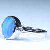 Sterling Silver - Solid Queensland Boulder Opal - Natual Diamonds
