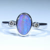 Silver Opal Ring - Australian Opal Shop - 186 Brisbane Rd - Gold Coast - Qld