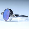 Silver Opal Ring - October Birthstone - Australian Opal Shop - Gold Coast