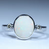 Silver Opal Ring - Australian Opal Shop - 186 Brisbane Rd - Gold Coast - Qld