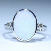 Silver Opal Ring - Australian Opal Shop - 186 Brisbane Rd - Gold Coast -Qld