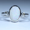 White Opal Ring - Australian Opal Shop - 186 Brisbane Rd - Gold Coast - Qld