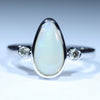 Silver Opal Ring - Australian Opal Shop - 186 Brisbane Rd - Gold Coast - Qld