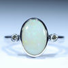 Silver Opal Ring - Australian Opal Shop - 186 Brisbane Rd - Gold Coast - Qld