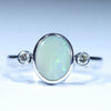 Silver Opal Ring - Australian Opal Shop - 186 Brisbane Rd - Gold Coast - Qld