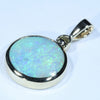 Natural Australian Boulder Opal and Diamond Gold Pendant (16mm x 16mm) Code - Z37