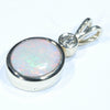 10k Gold - Solid Coober Pedy Dark Opal - Natural Diamond