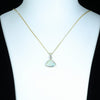 Coober Pedy Solid Opal and Diamond Gold Pendant (12.5mm x 10mm) Code - Z32
