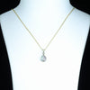 Coober Pedy Solid Opal and Diamond Gold Pendant (9mm x 8mm) Code - Z41