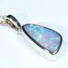 Natural Solid Australian Pipe Opal Gold Pendant (17mm x 9mm) Code - Z39