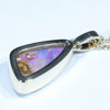 Natural Solid Australian Pipe Opal Gold Pendant (17mm x 9mm) Code - Z39