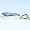 Natural Solid Australian Pipe Opal Gold Pendant (17mm x 9mm) Code - Z39