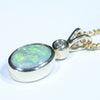 Australian opal Gold Pendant