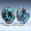 Gold Opal Studs - Australian Opal Shop - 186 Brisbane Rd - Gold Coast - Qld