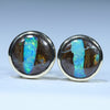 Gold Opal Studs - Australian Opal Shop - 186 Brisbane Rd - Gold Coast - Qld
