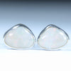 Silver Opal Studs - Australian Opal Shop - 186 Brisbane Rd - Gold Coast - Qld