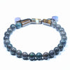 Natural Australian Sandstone Opal Matrix Adjustable Bead Bracelet