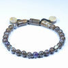 Natural Australian Boulder Opal Matrix Adjustable Bracelet