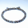 Natural Australian Boulder Opal Matrix Adjustable Bead Breacelet