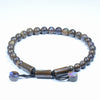 Natural Australian Boulder Opal Matrix Adjustable Bracelet