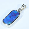 10k Gold - Solid Queensland Boulder Opal - Natural Diamond