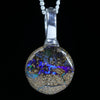 Natural Australian Queensland Boulder Opal Silver Pendant