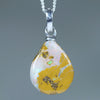 Natural Australian Boulder Opal Silver Pendant